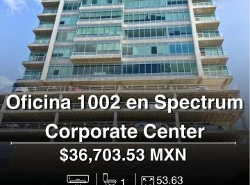 Oficina · 53m² · 2 Estacionamientos · Oficina de 53 m² en Venta y Renta Spectrum Corporate Center, Cancún