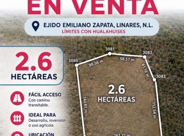 Terreno / Lote · 2600m² · Terreno - Emiliano Zapata