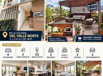 ee38920d3d23ef59b866473378219f41fdc4f9a46f1756ed8a44fac2954a0b05 · Renta de Departamento 300 m² Col del Valle