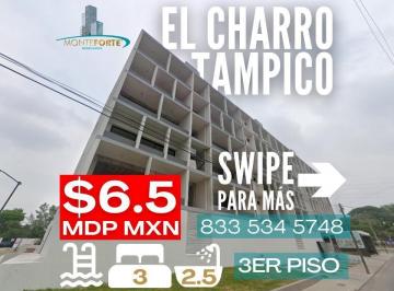 Departamento · 183m² · 3 Recámaras · 2 Estacionamientos · Departamento en Venta, 2 Habitaciones en Torre Manath, El Charro