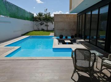 Casa de 3 habitaciones, Mérida · Rento Residencia Amueblada de 525 m² con 3 Recámaras Alberca en Dzityá Zona Norte