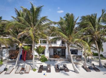 Edificio · 320m² · 4 Recámaras · Hotel Boutique Beachfront en Venta en Tulum Tan Kah Posible Ampliacion!