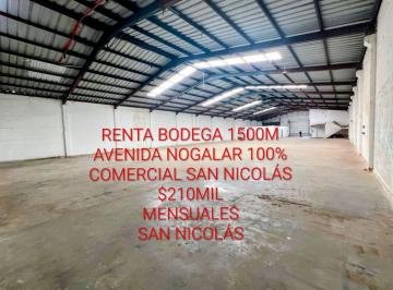 Bodega comercial , San Nicolás de los Garza · Bodega en Renta en Av Nogalar, San Nicolás de Los Garza, Nuevo León