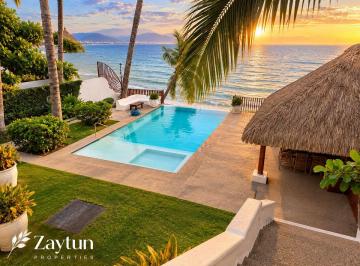 bdddeefbe3a3c3e08af7b95860ef3897e0d836e35047b642de9f8b7755e383b6 · Espectacular Casa Frente Al Mar con 6 Recámaras en Bucerías