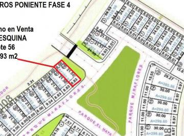 Terreno / Lote · 1m² · 2 Estacionamientos · Terreno en Venta, 180.93 m², Lote 56, Senderos Poniente, Ciudad Mayakobá, Playa del Carmen