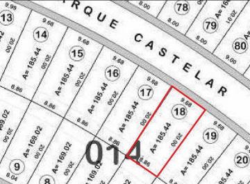 Terreno / Lote · 1m² · 2 Estacionamientos · Terreno en Venta, 185.44 m², Lote 18, Senderos Poniente, Ciudad Mayakobá, Playa del Carmen