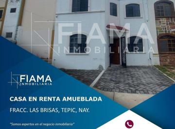 c6213aca67a1a1764538218c516fd24acfbb6e64e3e1d2477d05bedf26785fcb · Casa Amueblada en Renta en Fracc. Las Brisas, Tepic, Nayarit. (F)