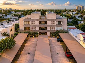 Departamento · 95m² · 2 Recámaras · 2 Estacionamientos · Renta Departamento Amueblado y con Paneles Solares en Taliva, Montes de Ame, Merida