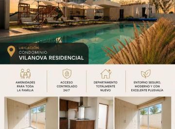 Departamento de 2 habitaciones, Aguascalientes · Depto. en Renta I Cond. Vilanova I Zona de Rancho Santa Monica I Planta Baja I 2 Recamaras I 2 Baños