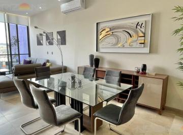 Sala - Comedor · Amueblado Moderno Departamento 02 Rec en Renta con Terraza y Vistas Panorámicas en Tangente 52 Slp