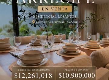 Casa de 4 habitaciones, Benito Juárez · Venta Casa Arrecife, Res. Los Santos, Cancún