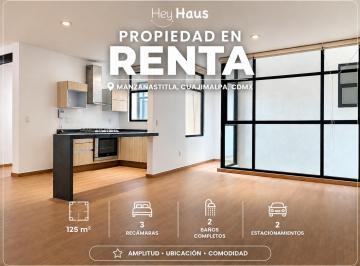 Departamento de 3 habitaciones, Cuajimalpa de Morelos · Departamento en Renta en Lic. Castillo Ledon, Cuajimalpa de Morelos
