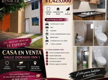 Casa de 2 habitaciones, Tlajomulco de Zúñiga · Valle Dorado Inn! Preciosa Casa en Venta Recien Remodelada Lista Para Habitar