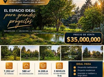 Terreno / Lote , Toluca · Terreno de 7353 m² en Venta en Toluca