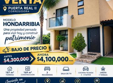 Casa en condominio de 3 habitaciones, Corregidora · Casa en Condominio de 187 m² con 3 Recámaras en Venta en Puerta Real