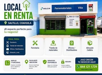 Inmueble productivo urbano , Saltillo · Local + Bodega + Patio