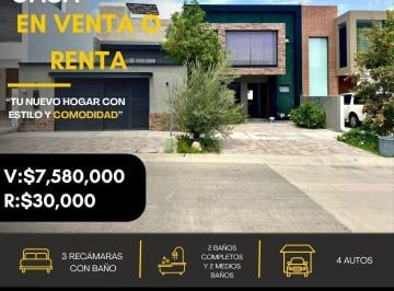 Casa · 361m² · 3 Recámaras · Casa en Fraccionamiento Barranca del Refugio
