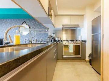 Departamento de 1 habitación, Miguel Hidalgo · Departamento Amueblado en Renta en Etre Polanco, Granada – $29,500 Mxn