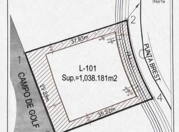 Terreno / Lote · 1038m² · Terreno en Punta Tiburón