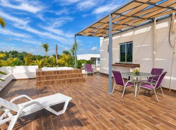 Roof top con Jacuzzi · Departamento Nuevo de 4 Rec. y Rooftop Privado Exclusivo en Venta en Playa del Carmen