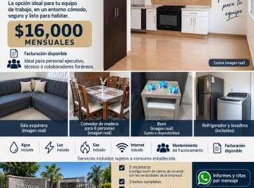 Casa de 3 habitaciones, Celaya · Casa en Renta Amueblada Para Empresa, 3 Recámaras, Servicios Incluidos y Factura