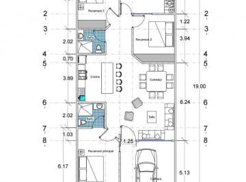 Casa · 113m² · 3 Recámaras · 1 Estacionamiento · Casa en Venta Ciudad Satelite Durango Dgo. - (4)