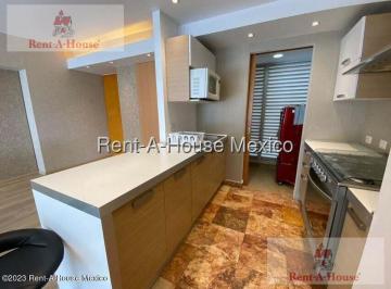 Departamento · 118m² · 2 Recámaras · 2 Estacionamientos · Departamento Amueblado en Renta en Miguel Hidalgo, Anahuac Rt 27 - 878.