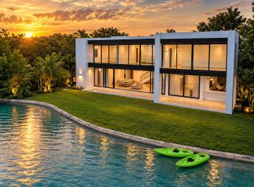 Casa de 4 habitaciones, Mérida · Casa en Venta Kanha Grand Lago: Lujo, Paneles Solares y Exclusividad