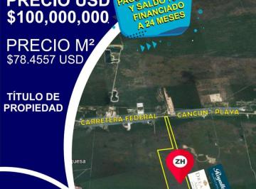 Terreno / Lote , Puerto Morelos · Terreno con 605 m Lineales con Frente del Mar Caribe en Puerto Morelos Quintana Roo México.