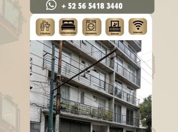 Departamento de 2 habitaciones, Cuauhtémoc · Depa Céntrico y Equipado | 2 Recámaras y 2 Baños | Conectividad Total