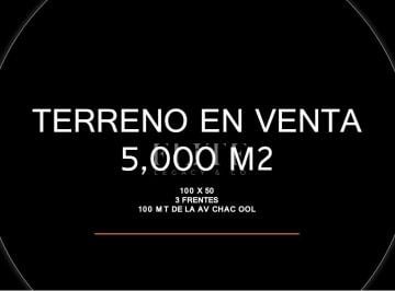 Terreno / Lote · 5000m² · Terreno de 5000 m² en Av Chac Moon Cancún
