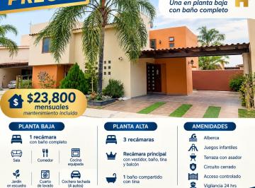 Casa en condominio de 4 habitaciones, Corregidora · Casa de 220 m² con 4 Recámaras en Renta en Puerta Real