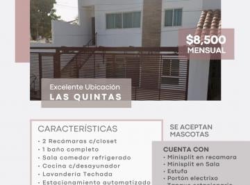 Departamento de 2 habitaciones, Culiacán · Rento Departamento en Las Quintas