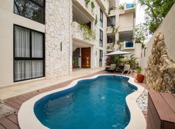 Departamento · 135m² · 3 Recámaras · 1 Estacionamiento · Departamento de 3 Recámaras en Venta en La Veleta Tulum con Jacuzzi