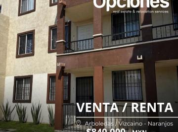 Departamento de 2 habitaciones, Salamanca · Departamento en Venta o Renta en Arboledas Cd. Bajío, Clúster Vizcaíno, Calle Naranjos