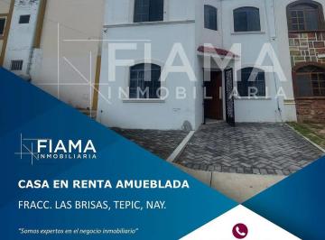 1 · Casa Amueblada en Renta en Fracc. Las Brisas, Tepic, Nayarit. (F)