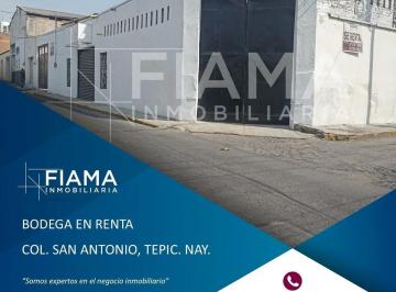 1 · Bodega en Renta Col. San Antonio, Tepic, Nay.