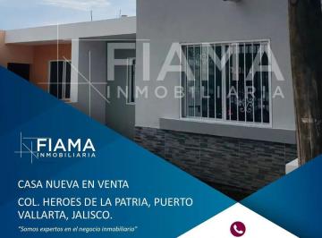 1 · Casa Nueva en Venta en Col. Héroes de La Patria, Puerto Vallarta, Jal. (Ln)