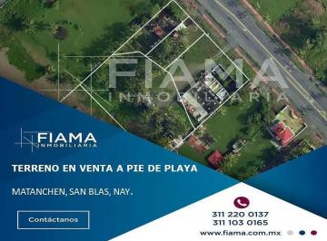 1 · Terreno a Pie de Playa en Venta en Matanchén, San Blas, Nay. (En)