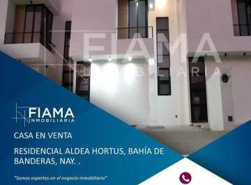 1 · Casa en Venta en Residencial Aldea Hortus, Bahía de Banderas, Nay. (Ln)
