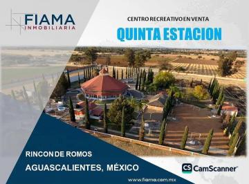 1 · Centro Recreativo en Venta “quinta Estación” en Rincon de Romos, Aguascalientes