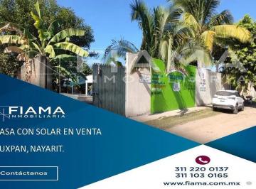 1 · Casa con Solar en Zona Urbanizada, Tuxpan, Nayarit.