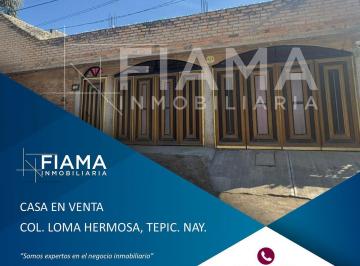 1 · Casa en Venta en Col. Loma Hermosa, Tepic, Nayarit. (G)
