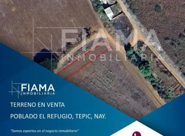 1 · Terreno en Venta con Excelente Ubicación en El Refugio, Tepic, Nay. (I)