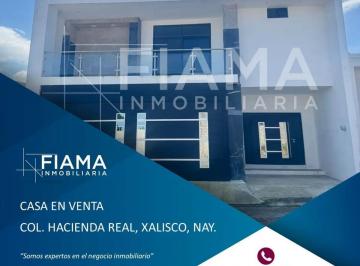 1 · Casa en Venta en Col. Hacienda Real, Xalisco, Nay. (G)