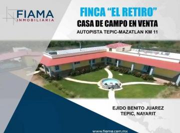 1 · Casa de Campo en Venta, Autopista Tepic - Mazatlán Km11