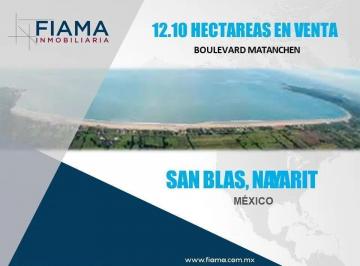 1 · 12.10 Ha en Venta en Nuevo Blvd Matanchen, San Blas, Nay.