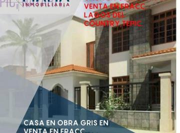 1 · Casa en Obra Gris en Venta en Lagos del Country Tepic, Nay $4,800,000