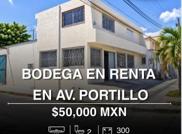 Bodega comercial · 300m² · 2 Estacionamientos · Bodega de 300 m² de Terreno en Renta Sobre Av Portillo - Cancún