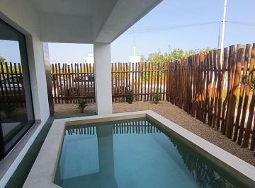 Casa en condominio de 2 habitaciones, Dzemul · Villas Amuebladas en San Bruno 2 Habs 1 Bañó, con Servicios Incluidos